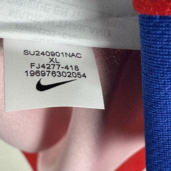 Nike Dri Fit Soccer Replica Jersey USMNT 2024/25 Away Blue Men's Size XL USA - Picture 9 of 10